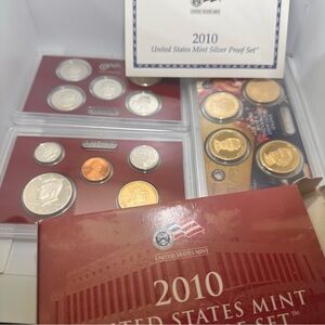 2010 U.S. Mint Silver Proof Set Complete 14 Coin OGP COA 90% Silver